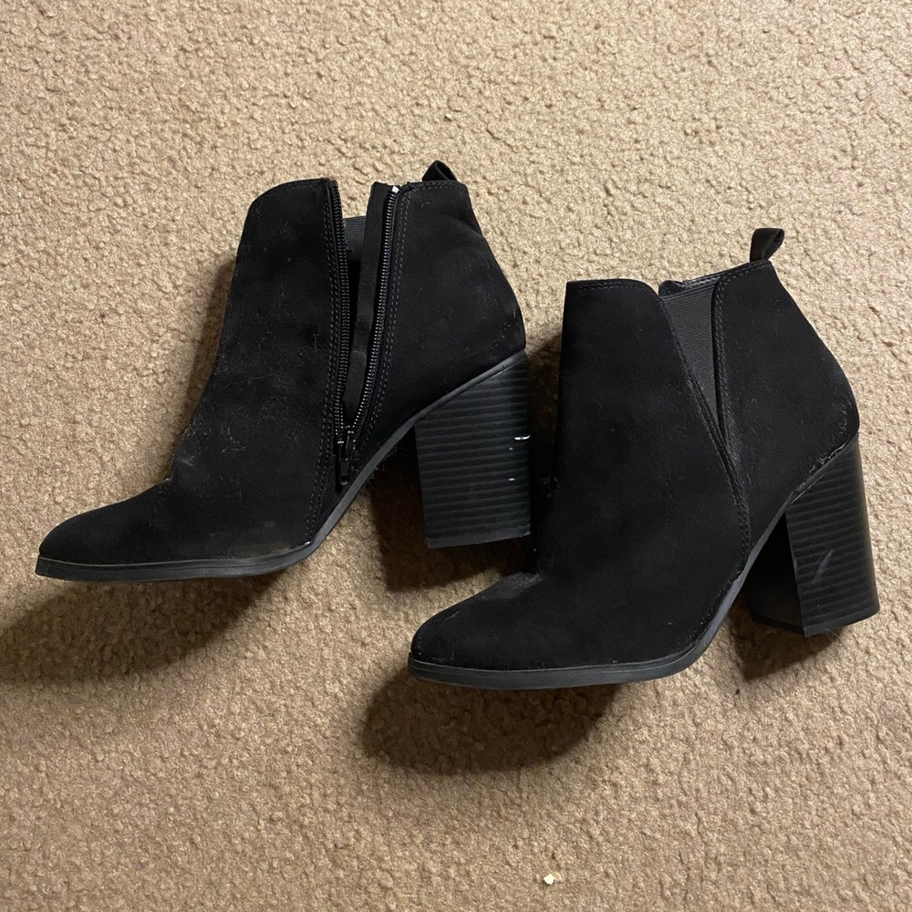 Black heels